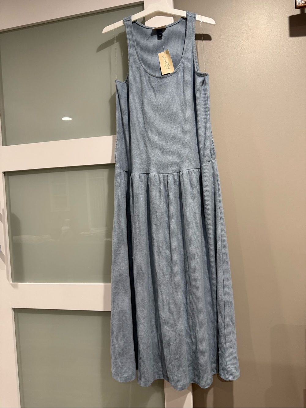 Universal Thread Light Blue Sleeveless Maxi Dress for Girls